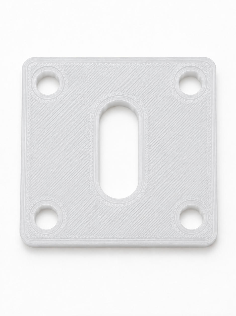 Flexible Slotted Square Shim